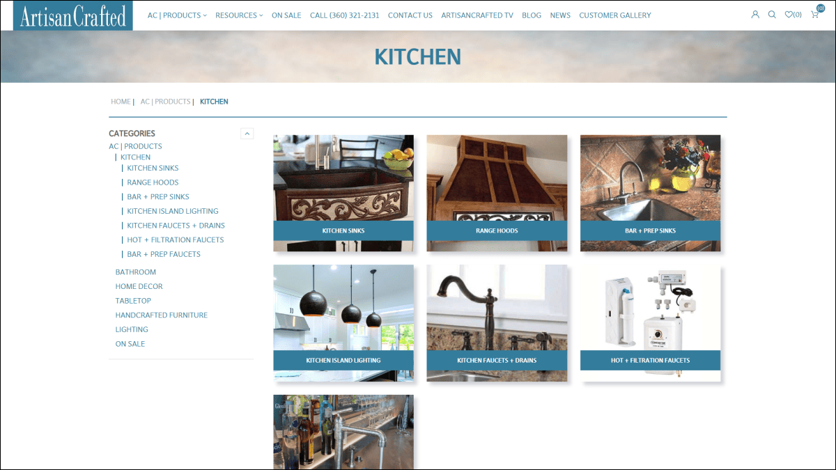 Category Page