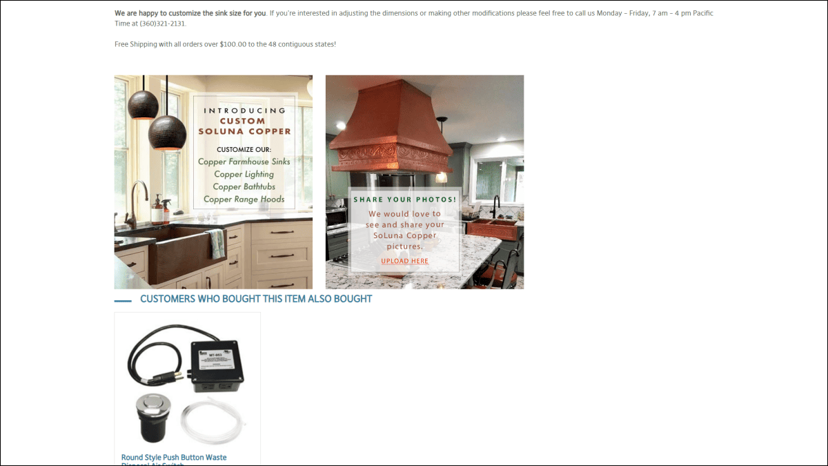 Custom Advertisement Banners in Product Details Section