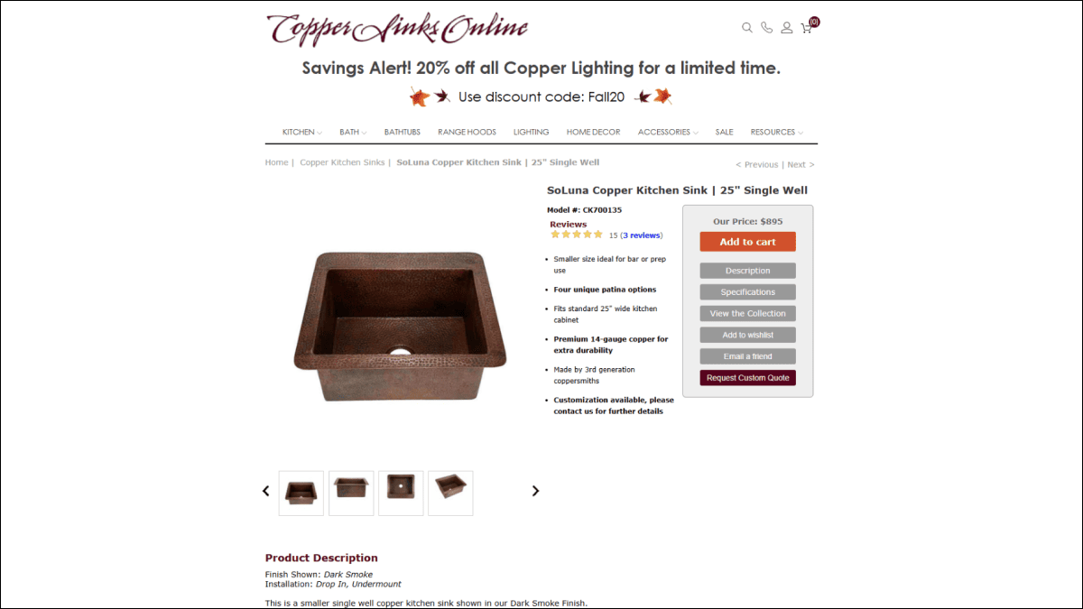 Customizations in Product details