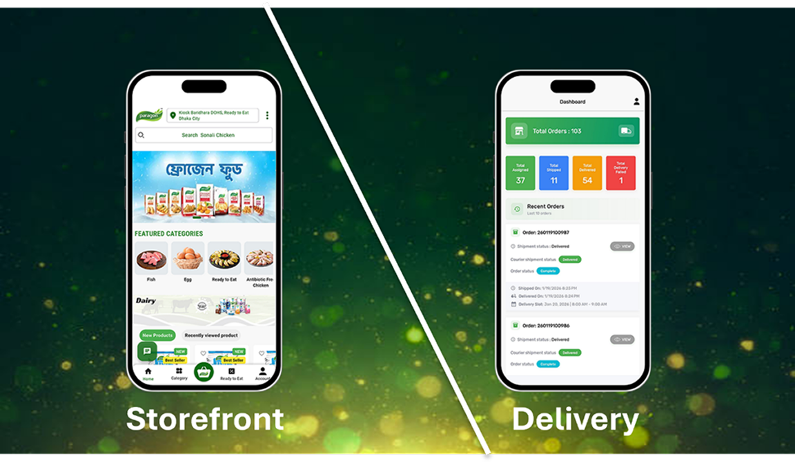 Storefront & Delivery App