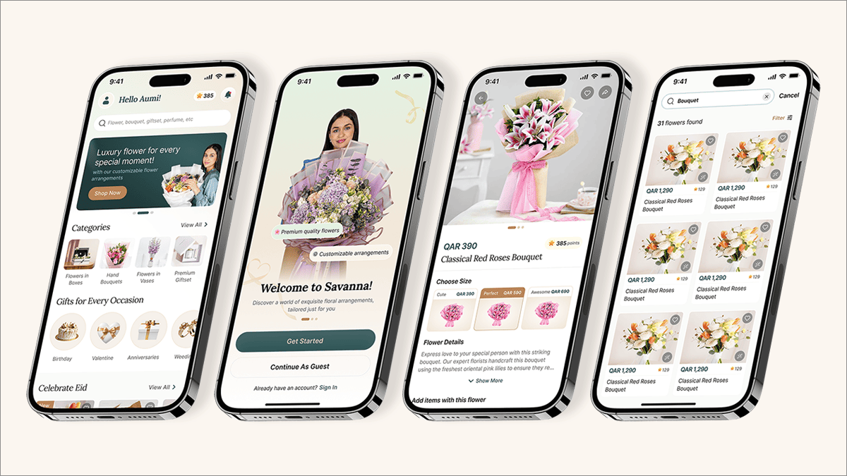 Flutter mobile app for Android & iOS