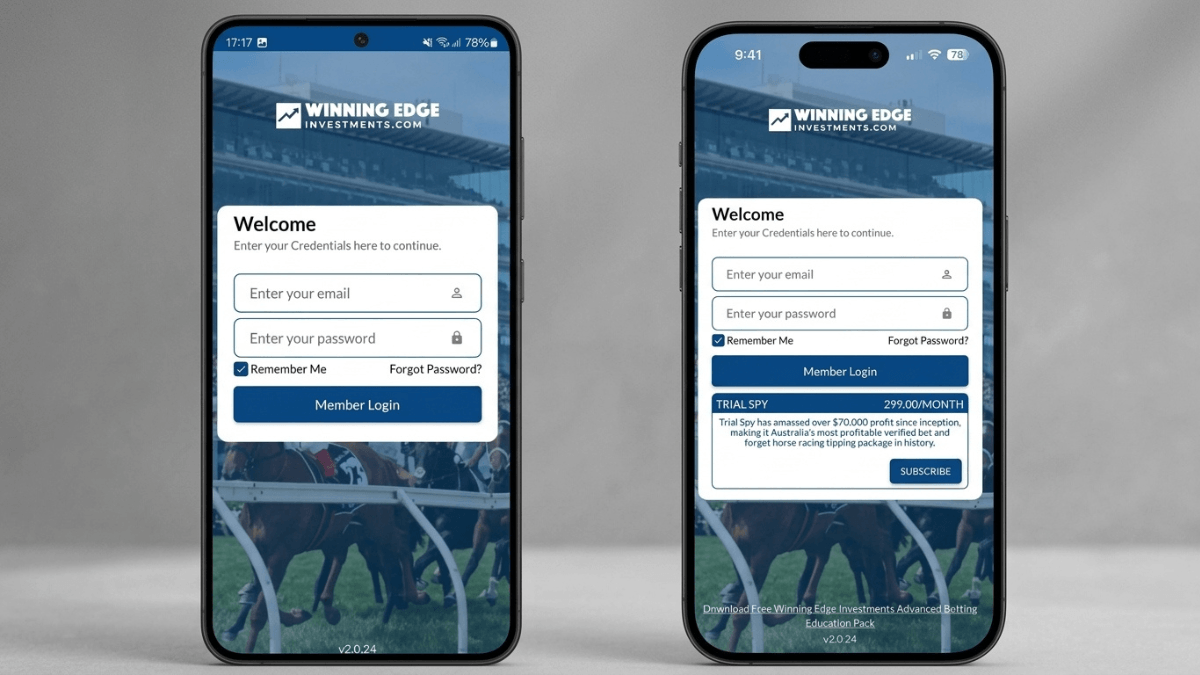 Android (Left) and iOS (Right) Login Page Android (Left) and iOS (Right) Login Page