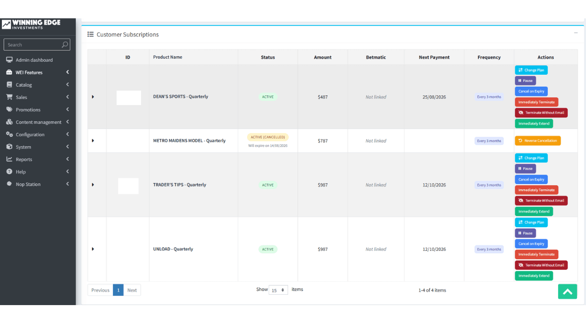 Customized Subscription and Billing Engine Customized Subscription and Billing Engine