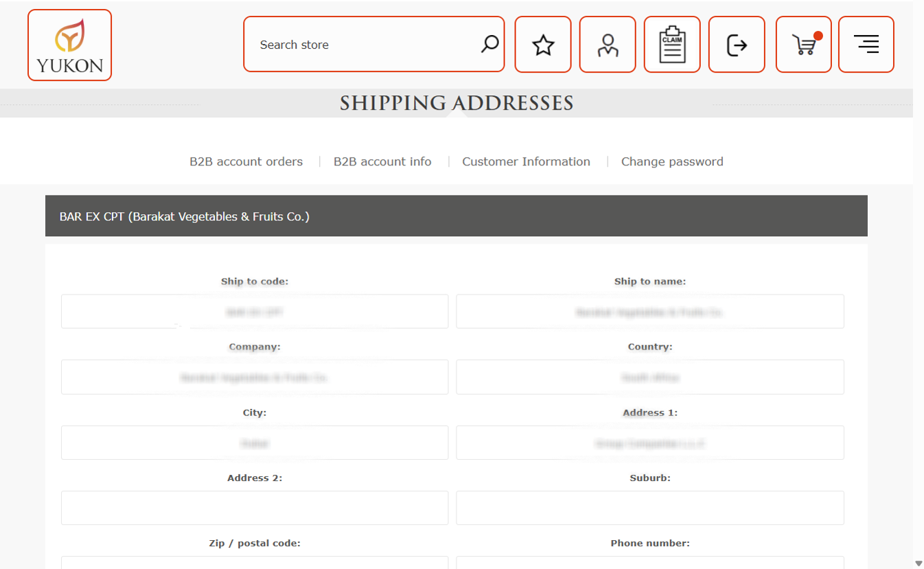 Users are able to handle multiple export ship-to addresses Users are able to handle multiple export ship-to addresses